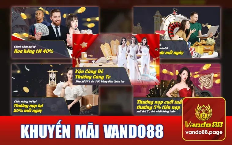 Khuyến Mãi Nhà Cái Vando88 Nhận Ngay 15 Triệu Đồng Cho Thành Viên Mới